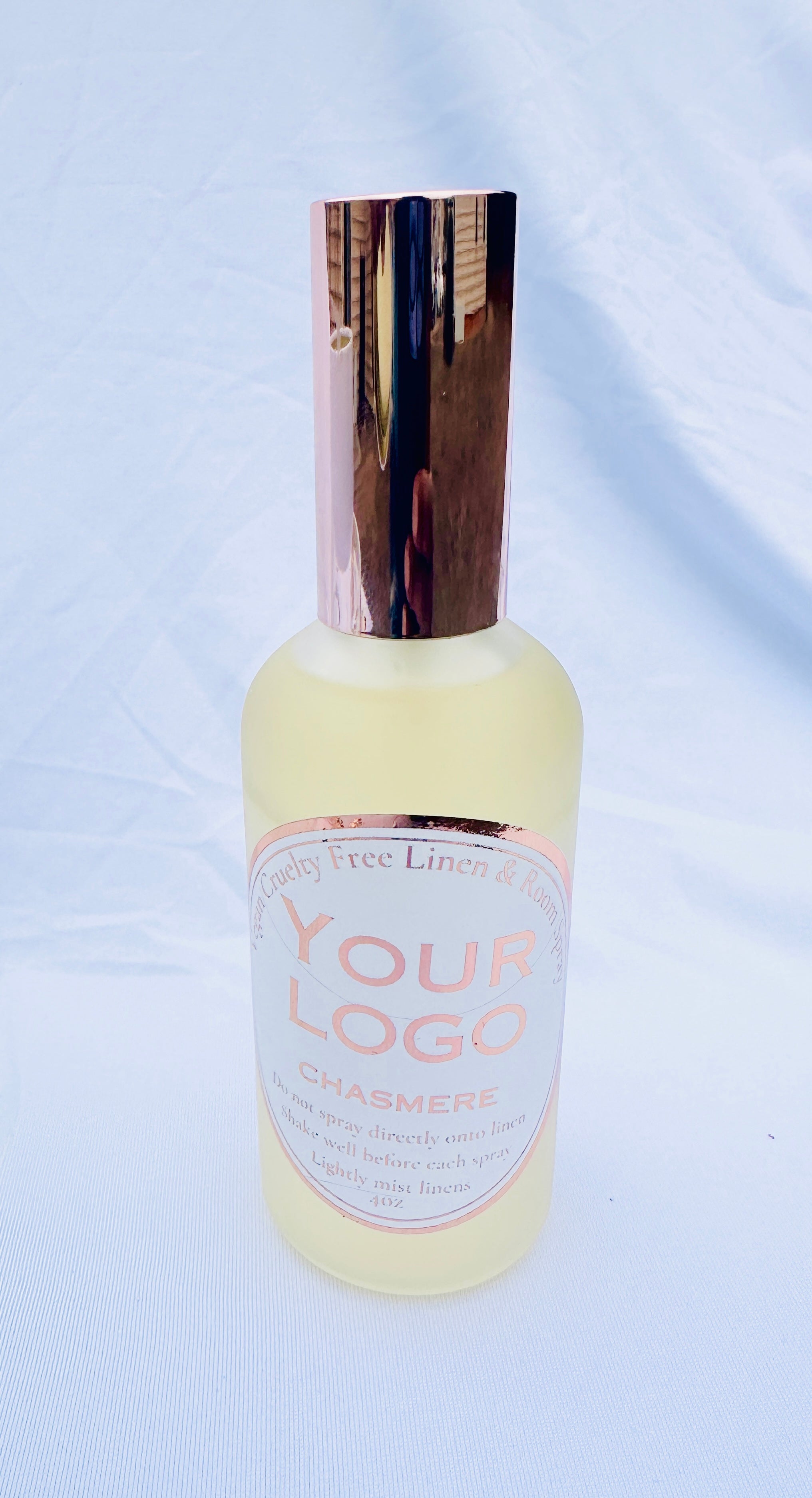 4oz Frosted Glass Bottle Room Spray (Unlabeled or Custom Labeled) - Sample