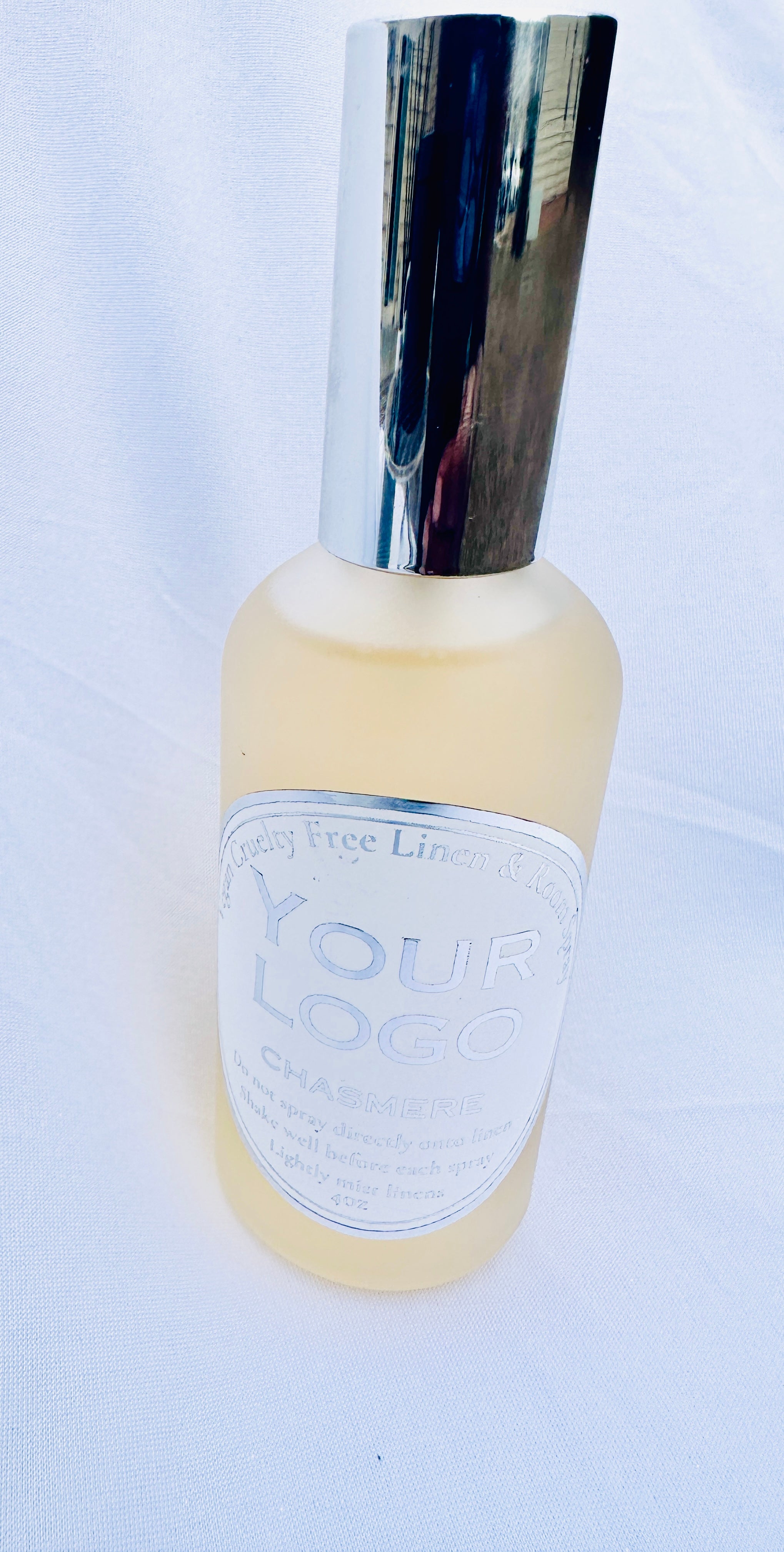 4oz Frosted Glass Bottle Room Spray (Unlabeled or Custom Labeled) - Sample