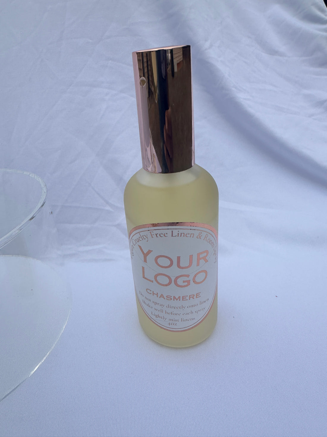 4oz Frosted Glass Bottle Room Spray (Unlabeled or Custom Labeled)