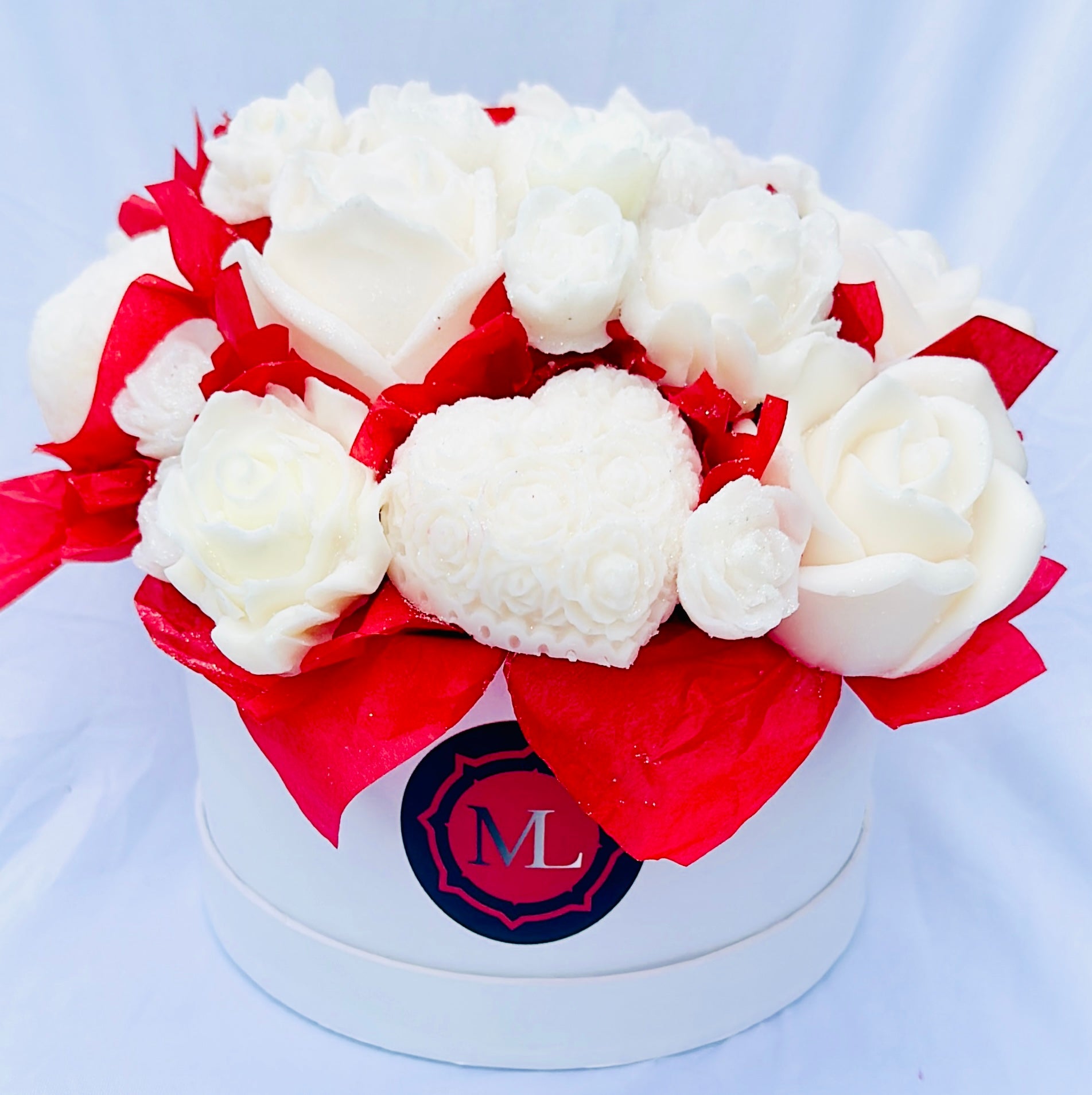 Floral Candle & Wax Melt Arrangement (Medium)