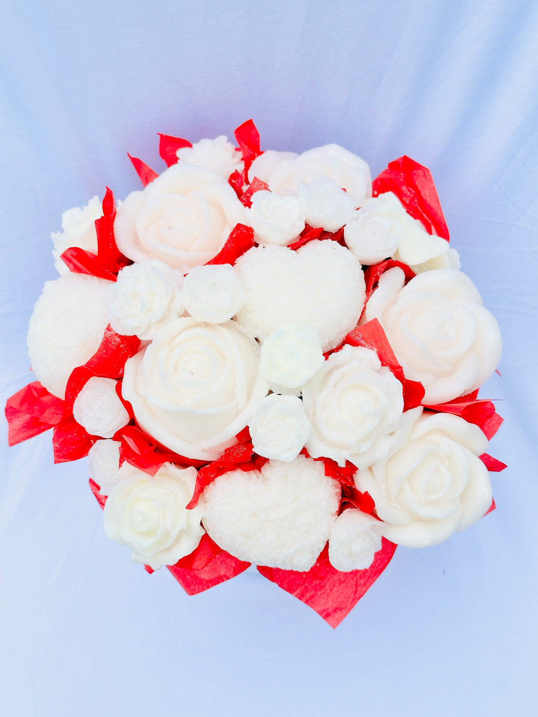 Floral Candle & Wax Melt Arrangement (Medium)