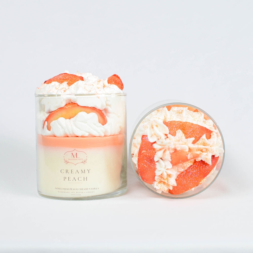 Creamy Peach Candle