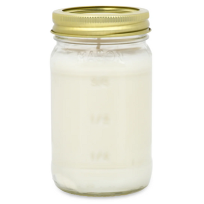 16oz Clear Jar Candle (Unlabeled or Custom Labeled)