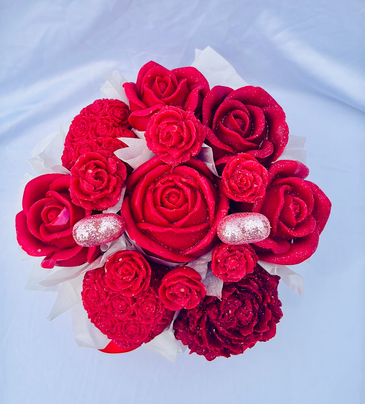 Floral Candle &amp; Wax Melt Arrangement (Medium)