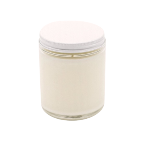 8.5oz Clear Jar Candle (Unlabeled or Custom Labeled)