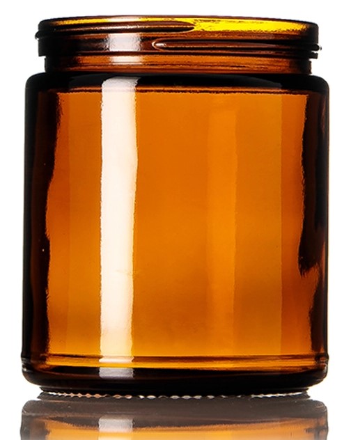 8.5oz Clear Jar Candle (Unlabeled or Custom Labeled) - Sample