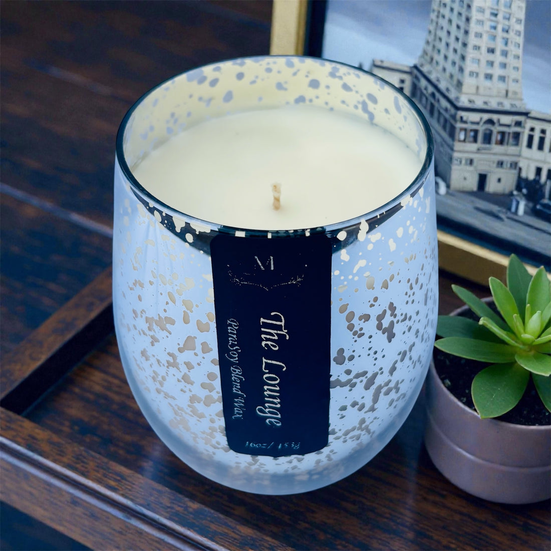 Valentine’s Day Cracked Glass Candles