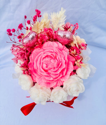 Floral Candle &amp; Wax Melt Arrangement (Small)