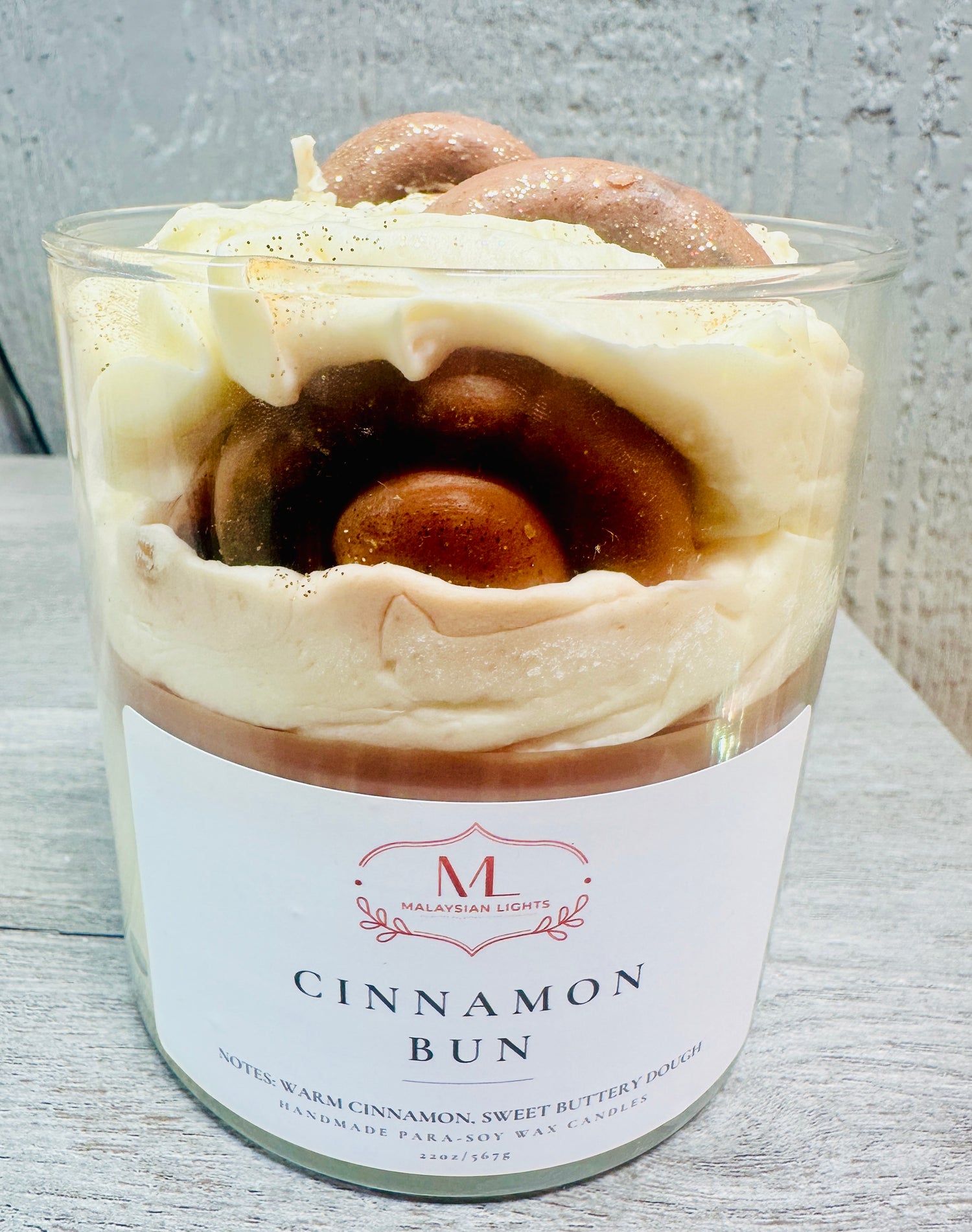 Cinnamon Bun Candle Candle