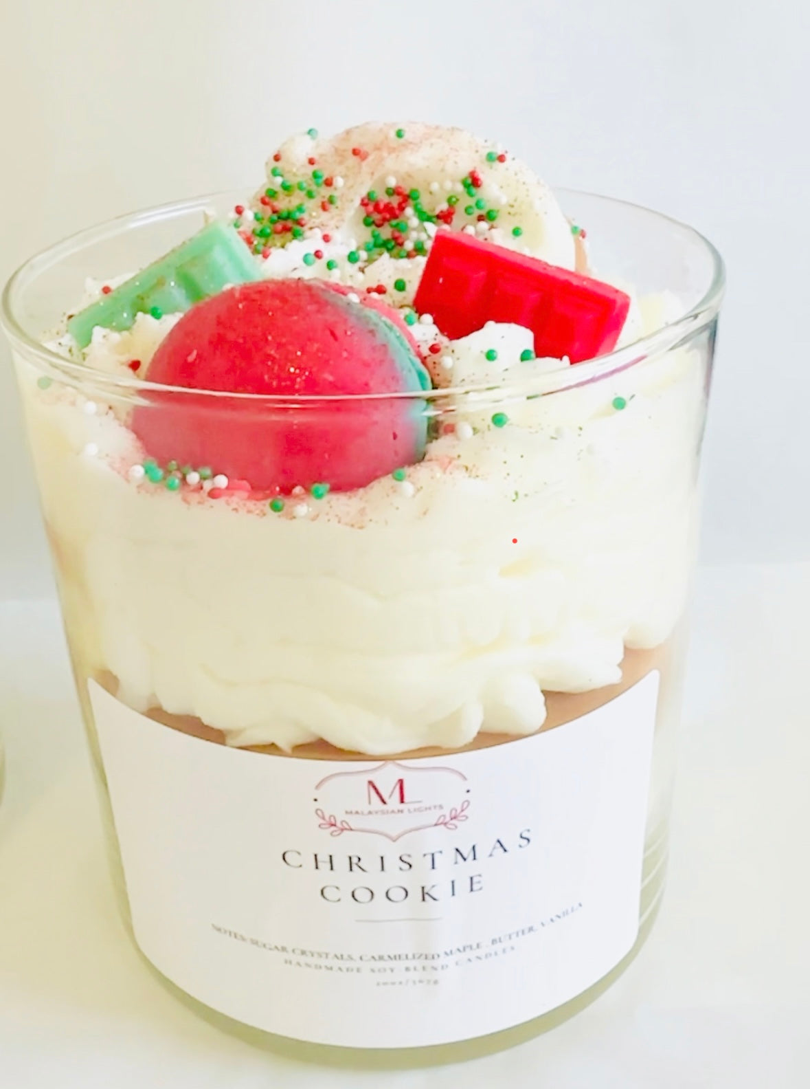 Christmas Cookie Candle