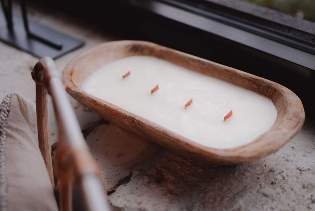 Morning Dew Scented Dough Bowl Candle