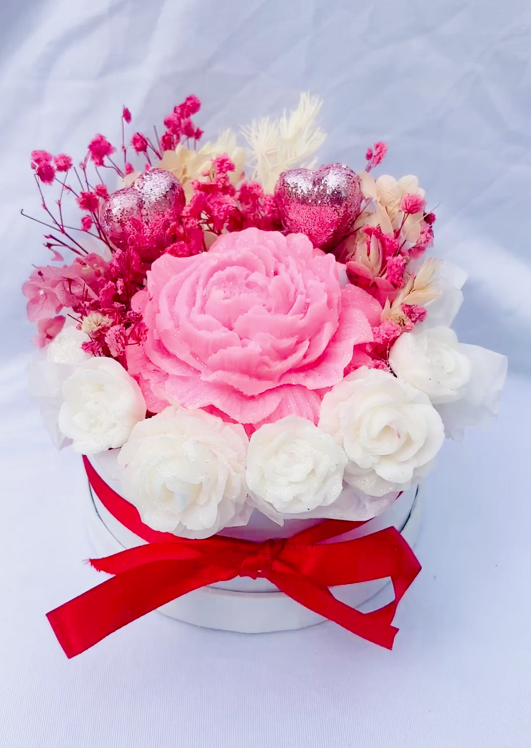 Floral Candle &amp; Wax Melt Arrangement (Small)