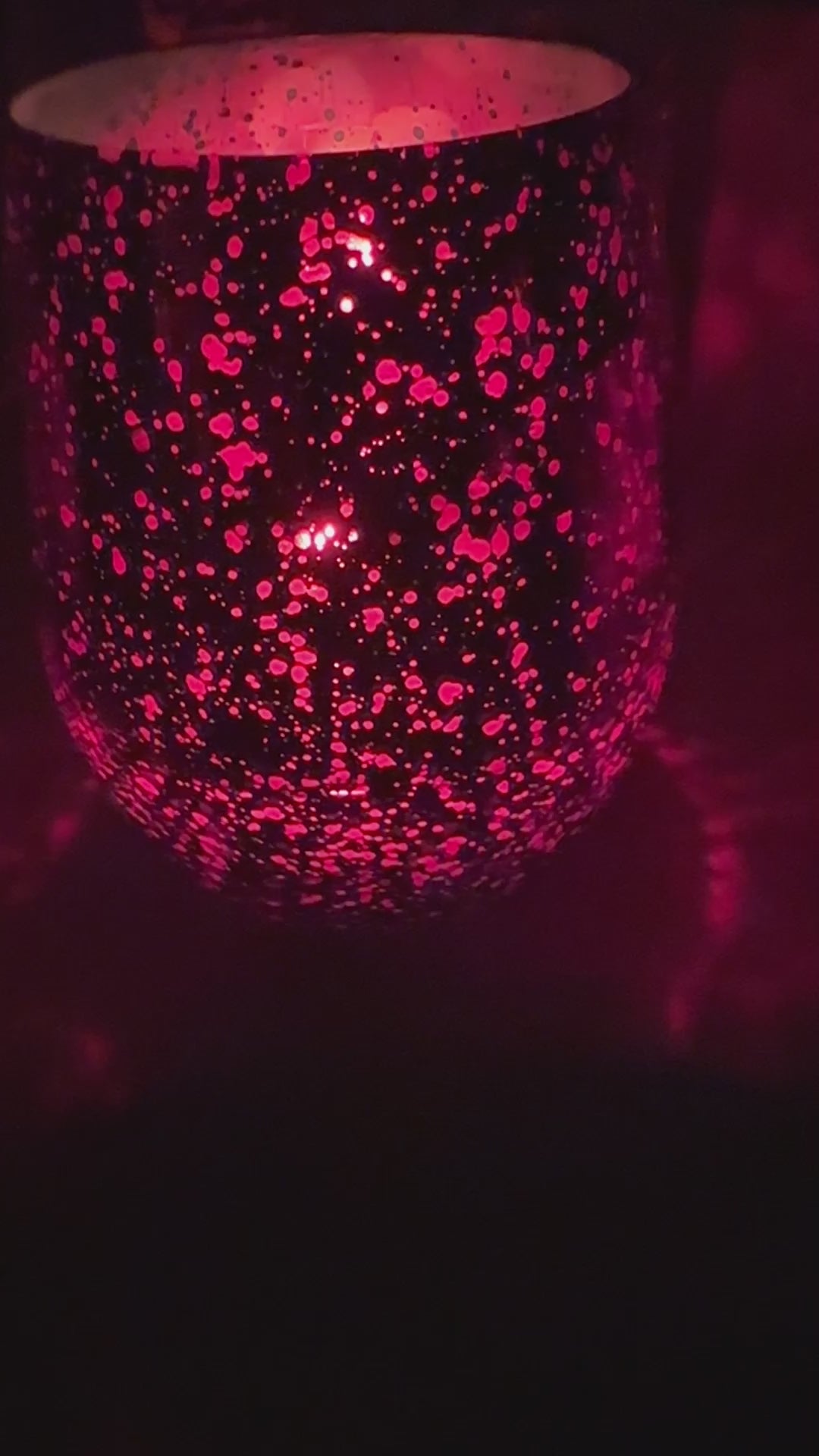 Valentine’s Day Cracked Glass Candles